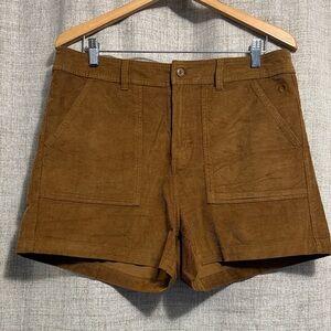 Brown Corduroy Shorts